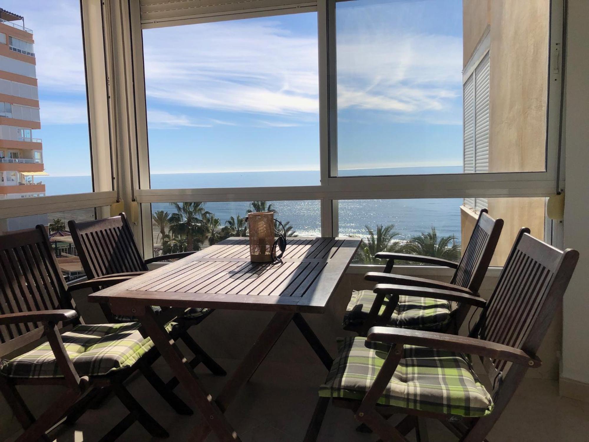 Estudio Mar En Calma, Primera Linea De Playa Con Vistas Al Mar Torrox Zewnętrze zdjęcie
